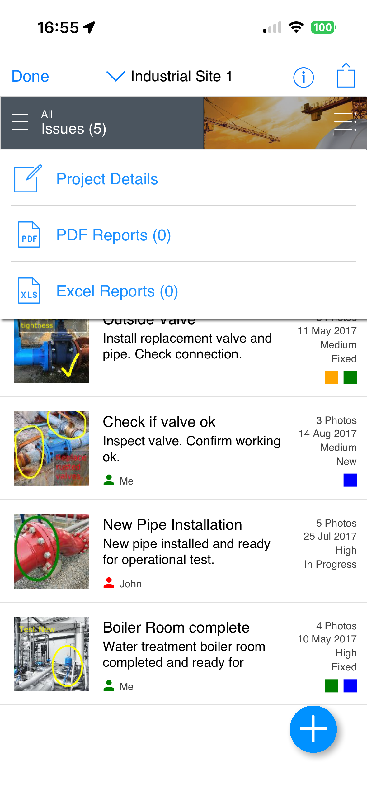 Open project
