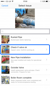 site_report_pro_add_photo_to_issue_select_issue site_report_pro_add_photo_to_issue_select_issue
