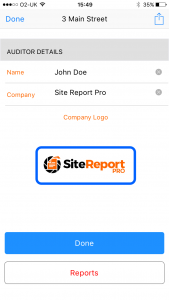 site_report_pro_select_company_logo