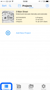 Projects - Site Audit Snag List App